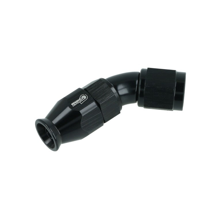 BOOST Products High Flow PTFE Swivel Hose End -04 AN - 45 degree, black
