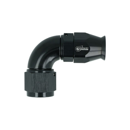 BOOST Products High Flow PTFE Swivel Hose End -08 AN - 90 degree, black