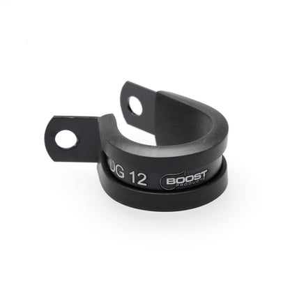 BOOST Products Cushioned Hose P-Clamp Bracket 1/2" (12.7mm), black