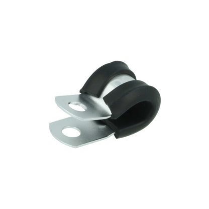 BOOST Products Cushioned Hose P-Clamp Bracket 5/16" (7.9mm), silver