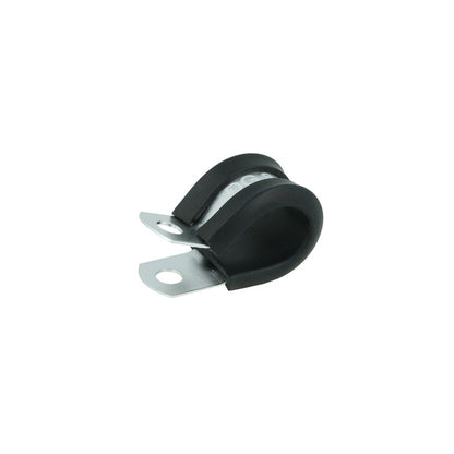 BOOST Products Cushioned Hose P-Clamp Bracket 1/2" (12.7mm), silver