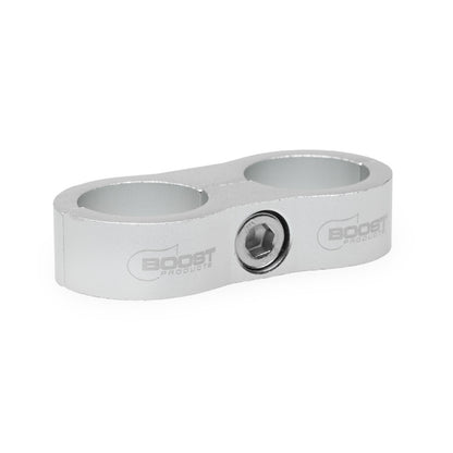 BOOST Products Dual Hose Clamp Bracket / Separator 1" (25,4mm), silver