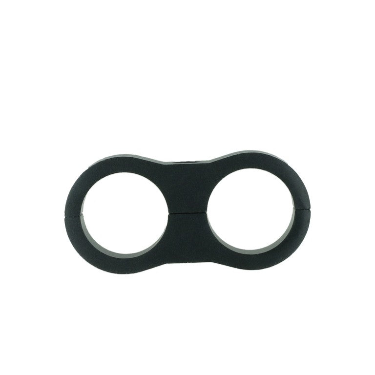 BOOST Products Dual Hose Clamp Bracket / Separator 13/16" (20.6mm), black