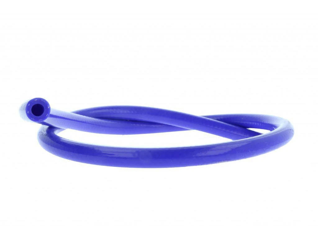 BOOST Products Silicone Vacuum Hose Reinforced 4mm (0.15") ID, blue, 0.9m (3ft) Roll