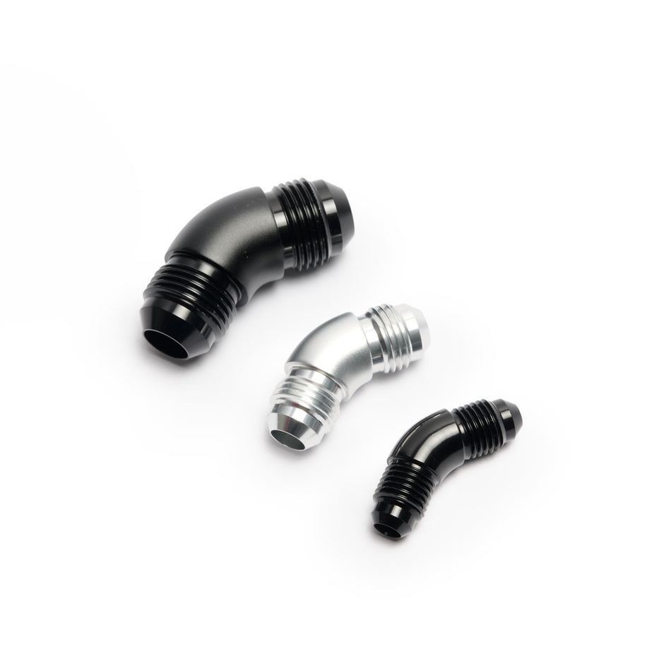 Union Adapter High Flow -AN Male to Male - 45°