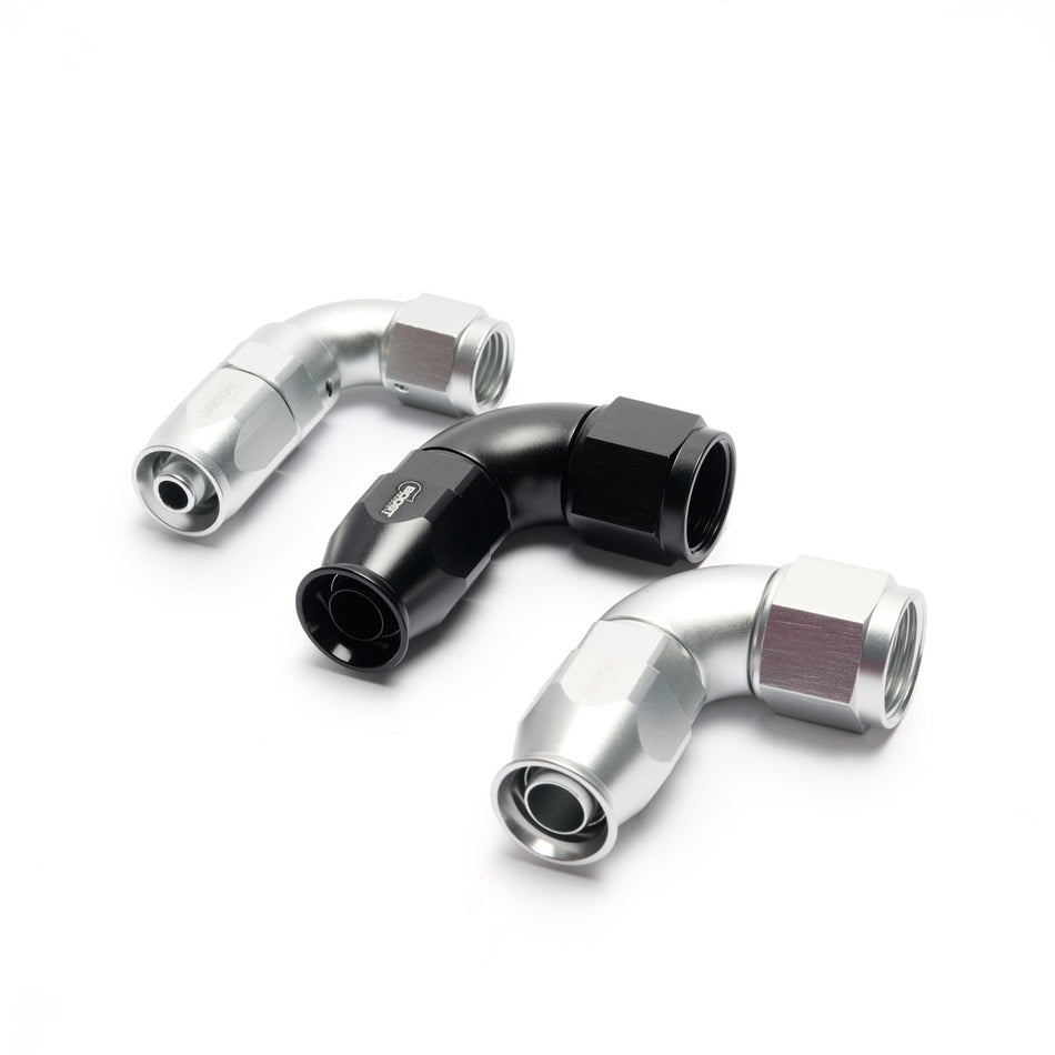 PTFE High Flow Swivel Hose End Fitting – 90°