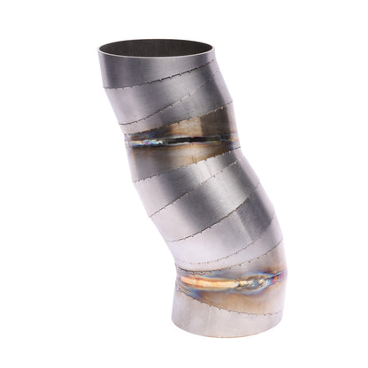 BOOST Products Pie Cut with Spigot Male Segment super tight Radius - Angle Segment 15° - Stainless Steel