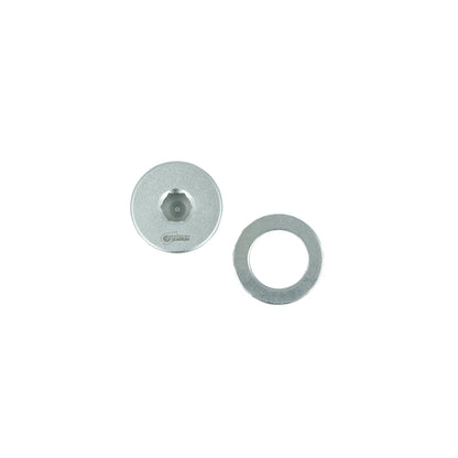 BOOST products Plug M10x1mm male - satin silver