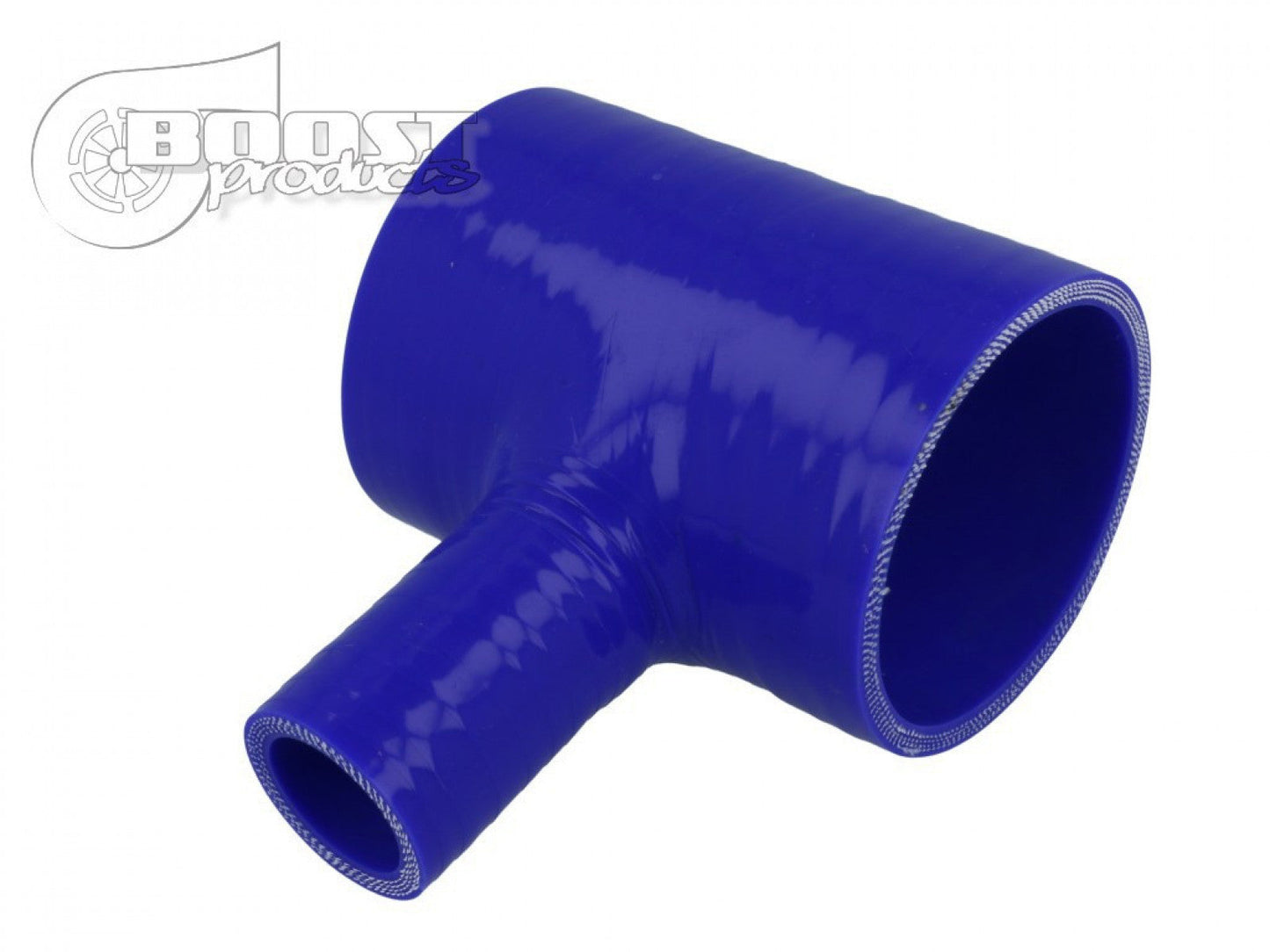 BOOST Products Silicone T-piece Adapter 60mm (2.36") ID, 25mm (1.0") Branch ID, blue