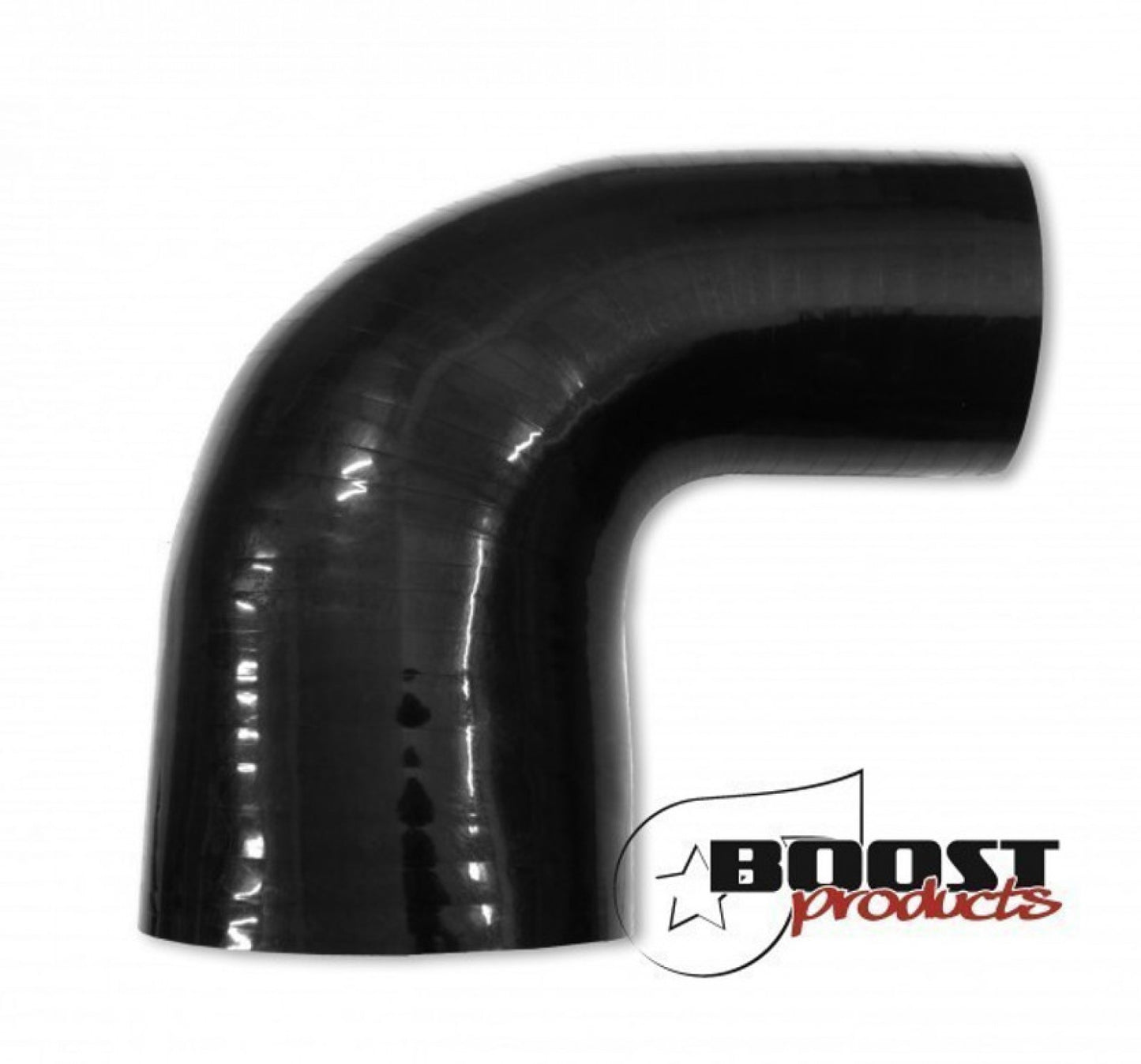 BOOST Products Silicone Reducer Elbow 90 Degrees, 1-1/4" - 1" ID, Black