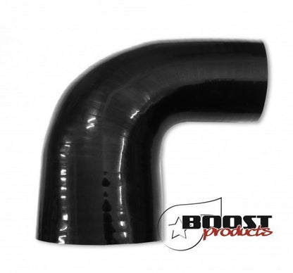 BOOST Products Silicone Reducer Elbow 90 Degrees, 1-1/4" - 1" ID, Black