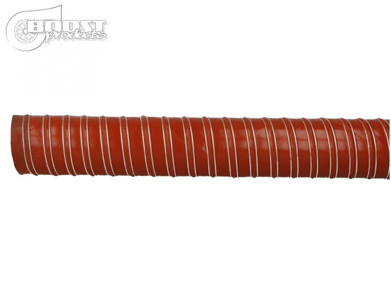BOOST Products Silicone Air Duct Hose 2" ID, 6' Length, Red