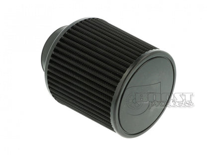 BOOST Products Universal Air Filter 3" ID Connection, 5" Length, Black