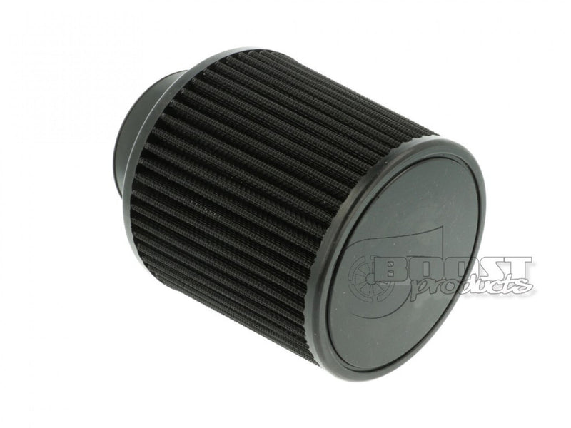 BOOST Products Universal Air Filter 3" ID Connection, 5" Length, Black