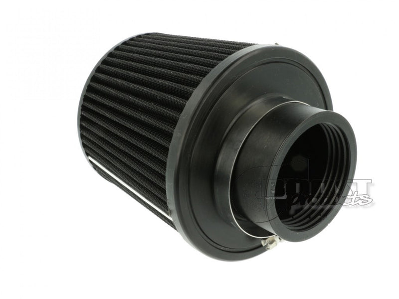 BOOST Products Universal Air Filter 2-1/2" ID Connection, 5" Length, Black