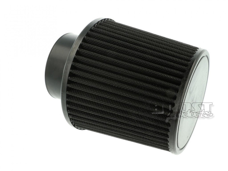 BOOST Products Universal Air Filter 2-3/4" ID Connection, 5" Length, Black