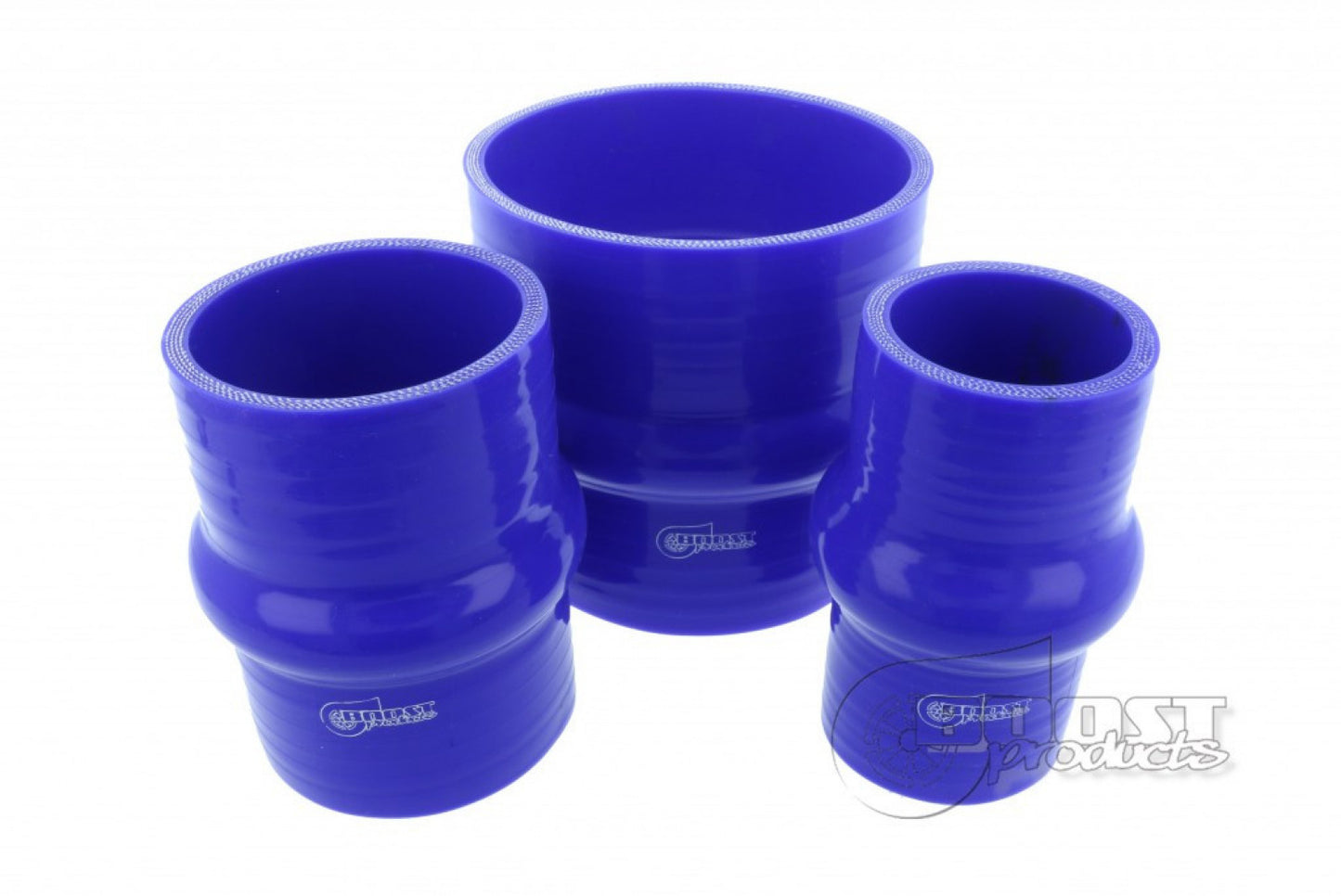 BOOST Products Silicone Coupler with Single Hump, 2-1/2" ID, Blue